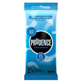Preservativo Prudence Ultra Sensível 6 Unidades - Sem Sabor