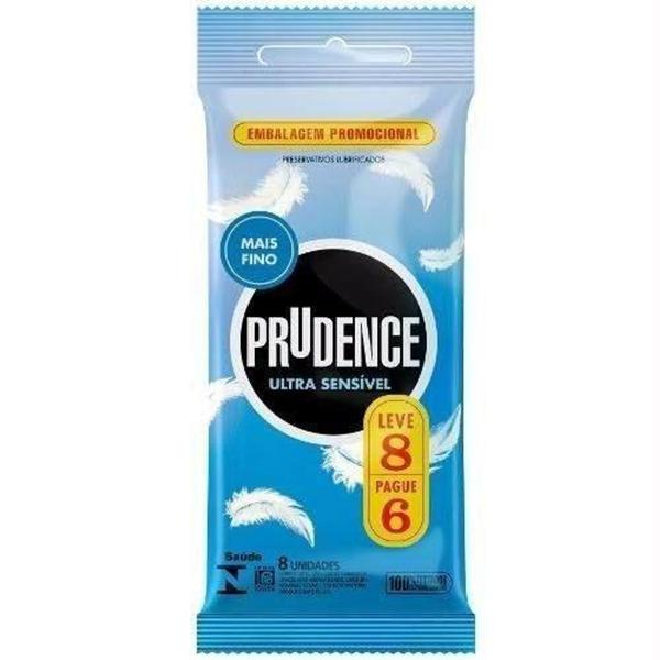 Preservativo Prudence Ultra Sensível LEVE 8 PAGUE 6
