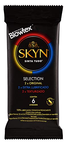 Preservativo Selection com 6 Unidades, SKYN