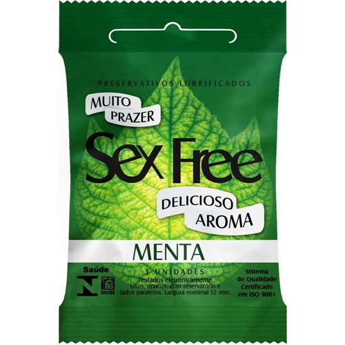 Preservativo Sex Free - Menta