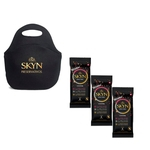 Preservativo SKYN Cocktail 3 pacotes com 6 Unidades + Frasqueira