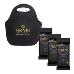 Preservativo SKYN Elite com 3 pacotes com 6 Uni + Frasqueira
