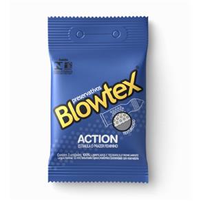 Preservativos Action Emb. com 3 Uni - Blowtex