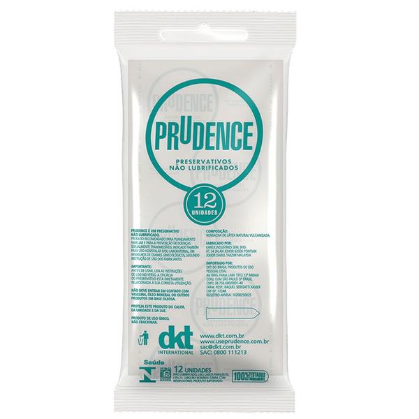 Preservativos Prudence não Lubrificados 12 Unidades
