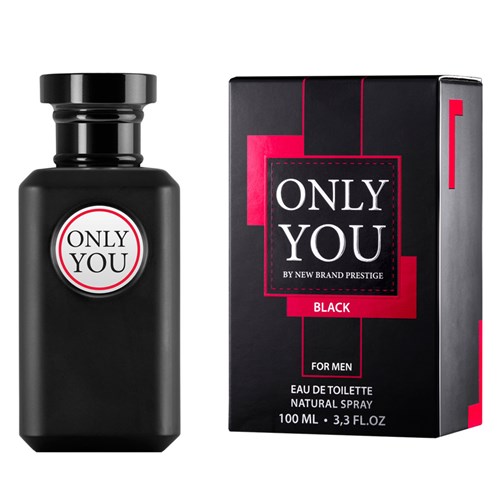 Prestige Only You Black For Men New Brand - Perfume Masculino Eau de Toilette 100Ml