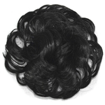 Consideravelmente Titular Mulher menina Curly Ponytail peruca peruca de cabelo Bun Anel