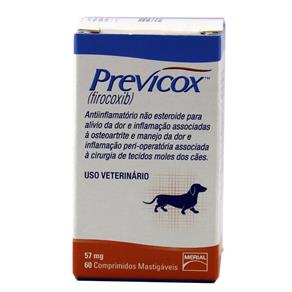 Previcox 57mg Anti-inflamatório Cães 60 Comp - Merial