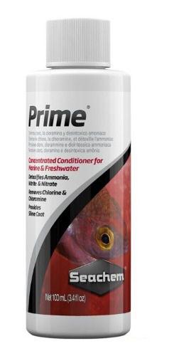 Prime Seachem 100 Ml - Condicionador para Água do Aquário