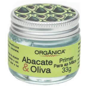 Primer Orgânica Abacate e Oliva para as Mãos 33g