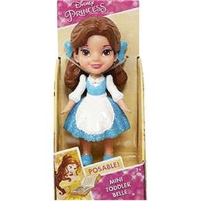Princesas Disney - Mini Boneca Bela Vestido Azul