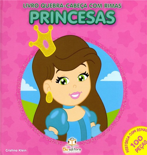Princesas: Livro Quebra-Cabeça com Rimas