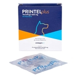 Printel Plus 660 mg Vermífugo oral para cães 4 comprimidos