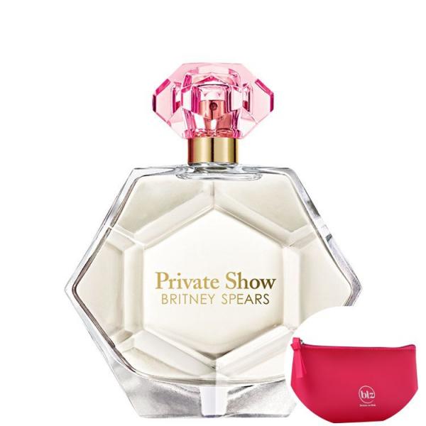 Private Show Britney Spears Eau de Parfum - Perfume Feminino 50ml+Necessaire Pink com Puxador