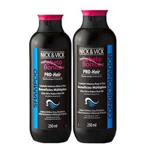 Pro-Hair Cuidado Intenso Raiz e Fios Nick & Vick - Kit Shampoo + Condicionador de Uso Frequente Kit