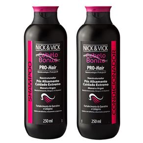 Pro-Hair Reestruturador Nick & Vick - Kit Shampoo + Condicionador Kit