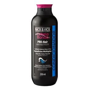 Pro-Hair Revitalização Intensa Nick & Vick - Condicionador para Cabelos Escuros - 250ml