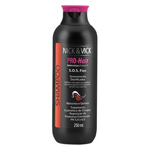 Pro-Hair S.O.S Fios Abssinia e Quinoa Nick & Vick - Shampoo Reconstrutor