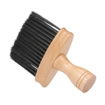 Pro Pescoço Rosto Duster Escova de Cabelo Grosso Barbeiro Escova De Limpeza De Madeira Macia Lidar Com Varredura de Cabelo Escova
