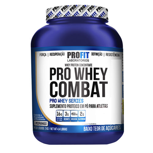 Pro Whey Combat 2kg - ProFit - Baunilha