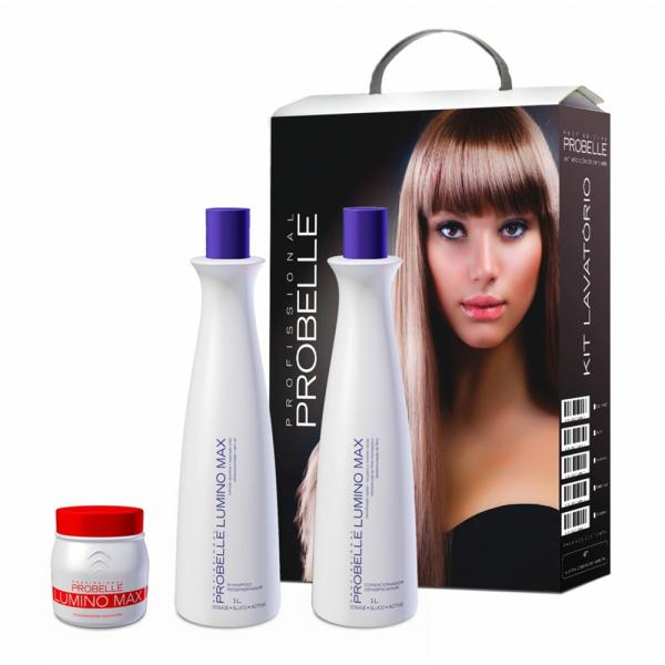 Probelle Lumino Max Kit - Shampoo + Condicionador + Máscara