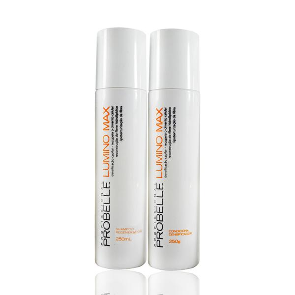 Probelle Profissional - Kit Shampoo+Condicionador Regenerador Lumino Max S/ Sal