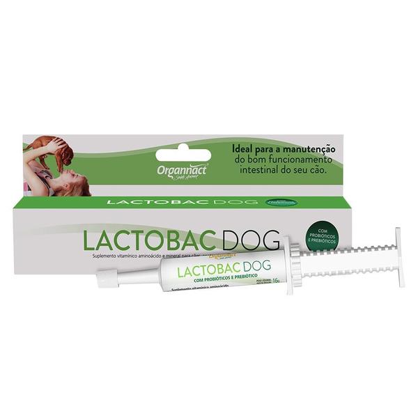 Probiótico Organnact Lactobac Dog Pasta 16g
