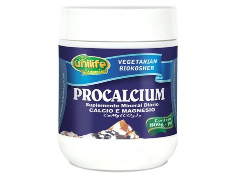Procalcium Cálcio e Magnésio 800G em Pó Unilife