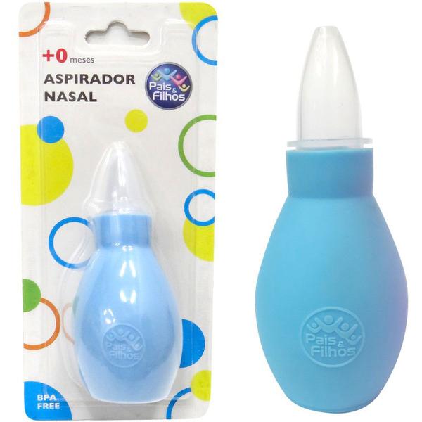 Produto para Bebe Aspirador Nasal Azul Unidade - Pais e Filhos