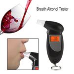 Professional Alcohol Tester Respiração bafômetro Analyzer Detector com Keychain