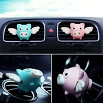Professional Carro Flying Pig dos desenhos animados Fragrance Auto Parfum saída de ar Freshener Clipe Perfume Aroma