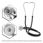 Professional portátil Medical dupla Headed Multifuncional estetoscópio duplo tubo Ferramenta de equipamentos de saúde Estetoscopio