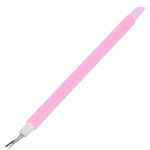 Professional principal dobro lixa de unhas Cuticle Remover Pen Manicure polonês esfoliante Tool (rosa)
