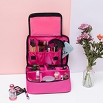 Maquiagem Profissional Grande Waterproof Bag Cosmetic armazenamento Caso Handle Kit de Viagem Organizer