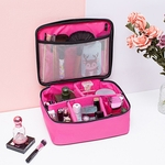 Professional Waterproof Grande Makeup Bag Cosmetic armazenamento caso Handle Kit de Viagem Organizer