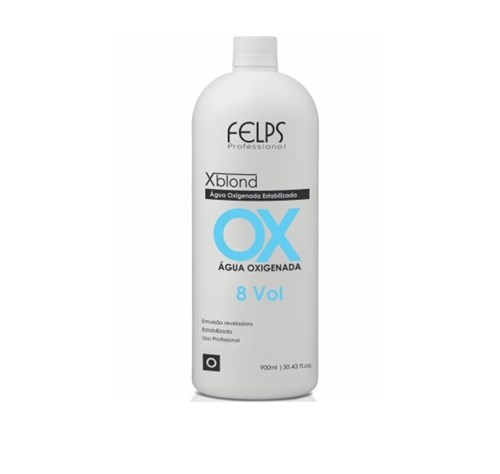 Profissional Xblond OX Agua Oxigenada 8 Volumes Felps Profissional 900ml