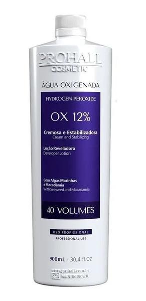 Prohall Água Oxigenada Ox 40 Volumes 900ml