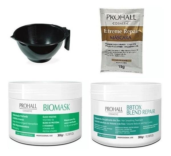 Prohall Kit Mascara Blend Repair 300g e Biomask 300g