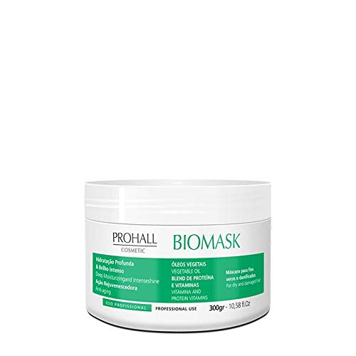 Prohall Kit 2 Máscaras Hidratante Biomask Brilho 300g