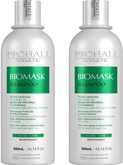 PROHALL - Kit 2 Shampoo Biomask 300ml