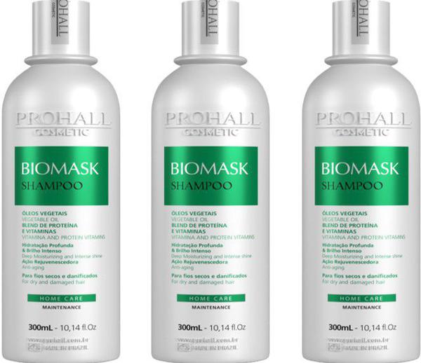 PROHALL - Kit 3 Shampoo Biomask 300ml