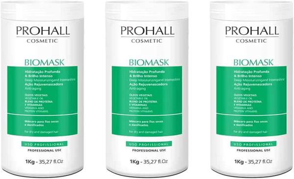 Prohall - Máscara Biomask Teia 3x 1kg