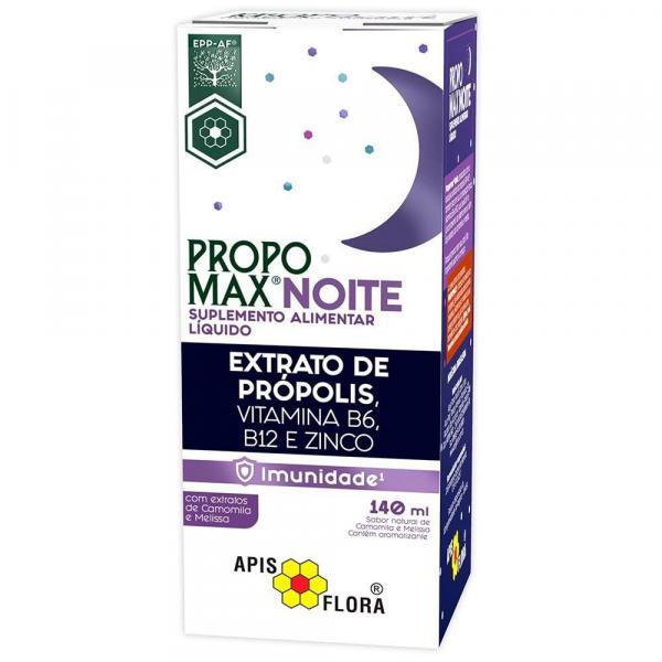 Propomax Noite 140ml - Ext Própolis, Vit B6, B12 e Zinco - Apis Flora