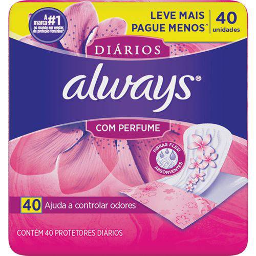 Prot Diar Always C/perfume L40p30