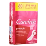 Kit c/ 4 Protetor Diário CAREFREE Proteção com Perfume 60 unidades Leve mais pague menos