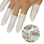 Proteção estática descartável do dedo do berço descartável do dedo do látex anti 500g / luva do dedo do saco