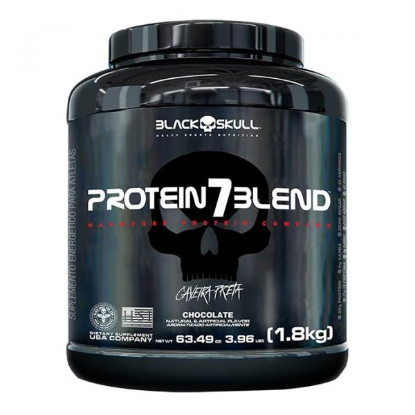 Protein 7 Blend Caveira Preta (1.8Kg) - Black Skull - Black Skull Caveira Preta