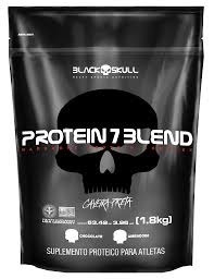 Protein 7 Blend Caveira Preta (1.8kg) - Black Skull