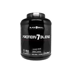Protein 7 Blend Caveira Preta - Black Skull Protein 7 Blend 1.8kg Morango Caveira Preta - Black Skull - MORANGO