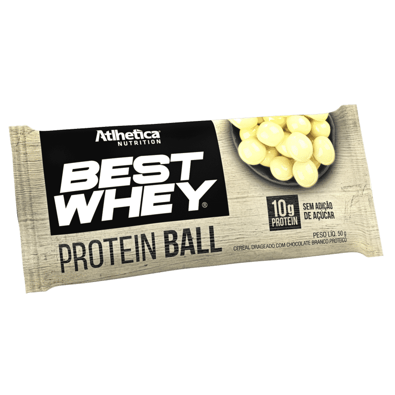 Protein Ball de Chocolate Branco Atlhetica 50G