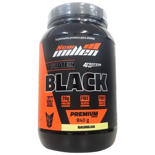 Protein Black 840g Baunilha New Millen